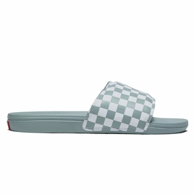 Effortless Wear Vans La Costa Slide-On MTE Sandals - Checkerboard Light Grey