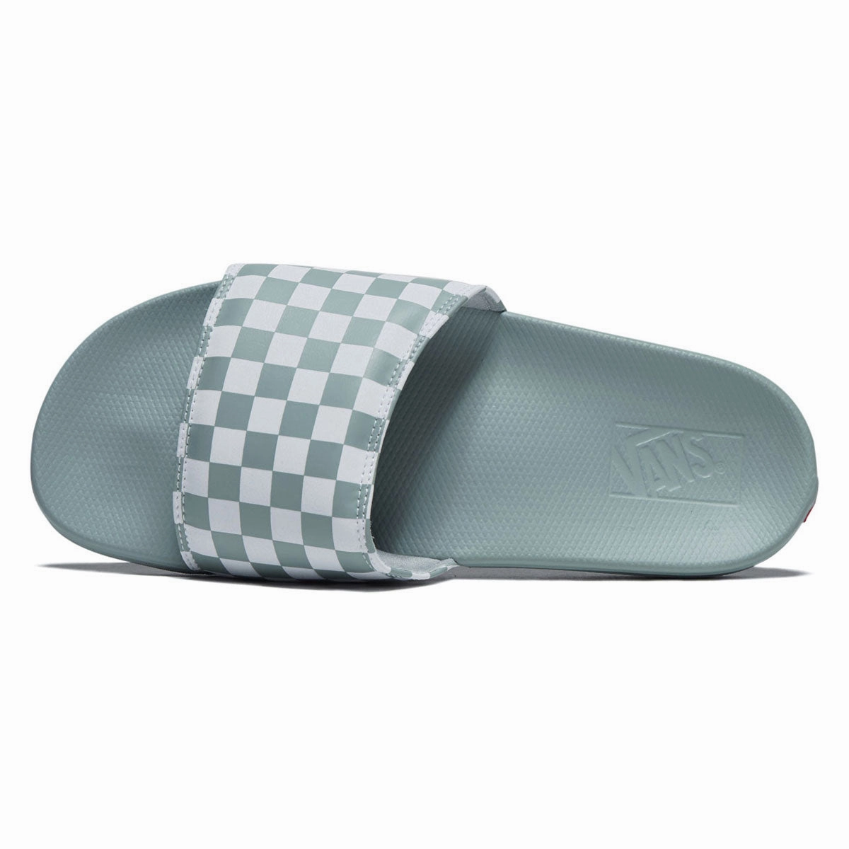 Daily Comfort Fit Vans La Costa Slide-On MTE Sandals - Checkerboard Light Grey