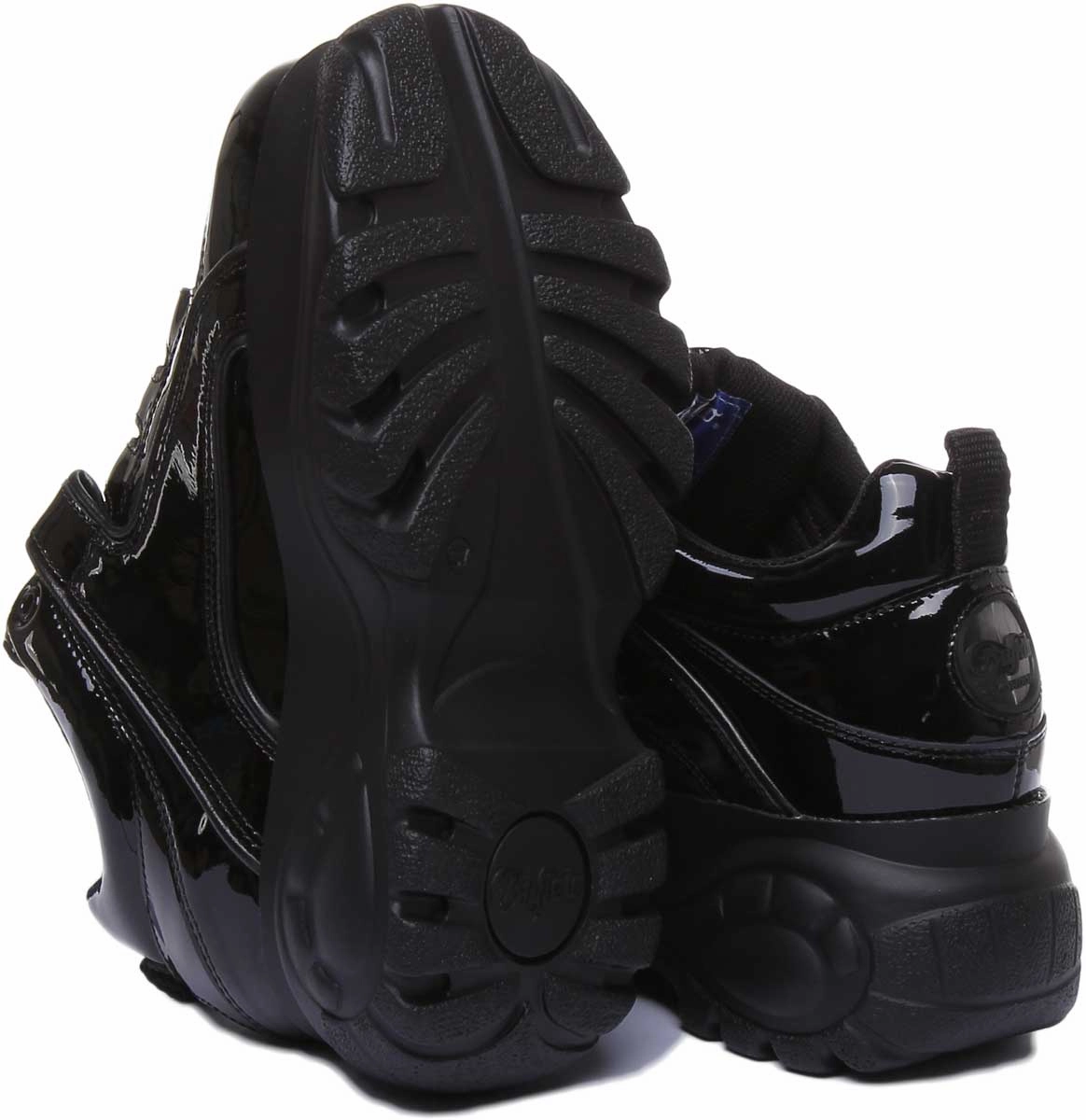 Daily Glide Step-On Layer Buffalo 1339-14 In Black Patent