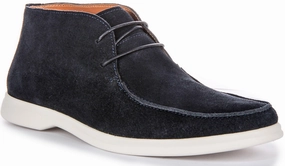 Justinreess England Grant In Navy For Men Hiking Boots