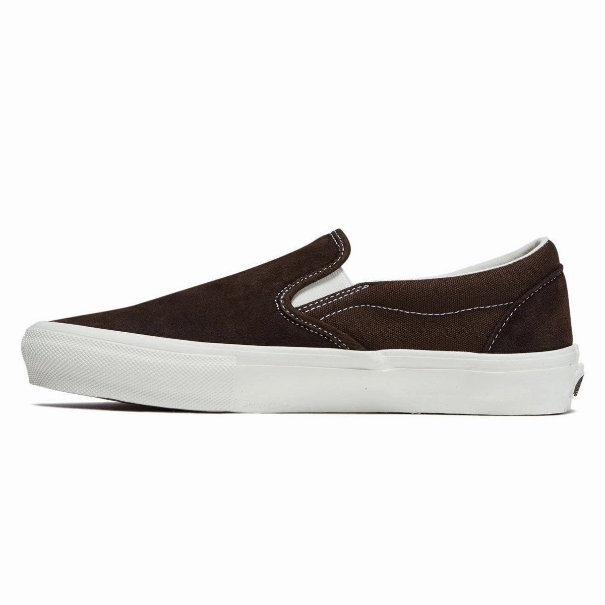 Daily Ride Max Vans Skate Slip-On Shoes - Chocolate Brown
