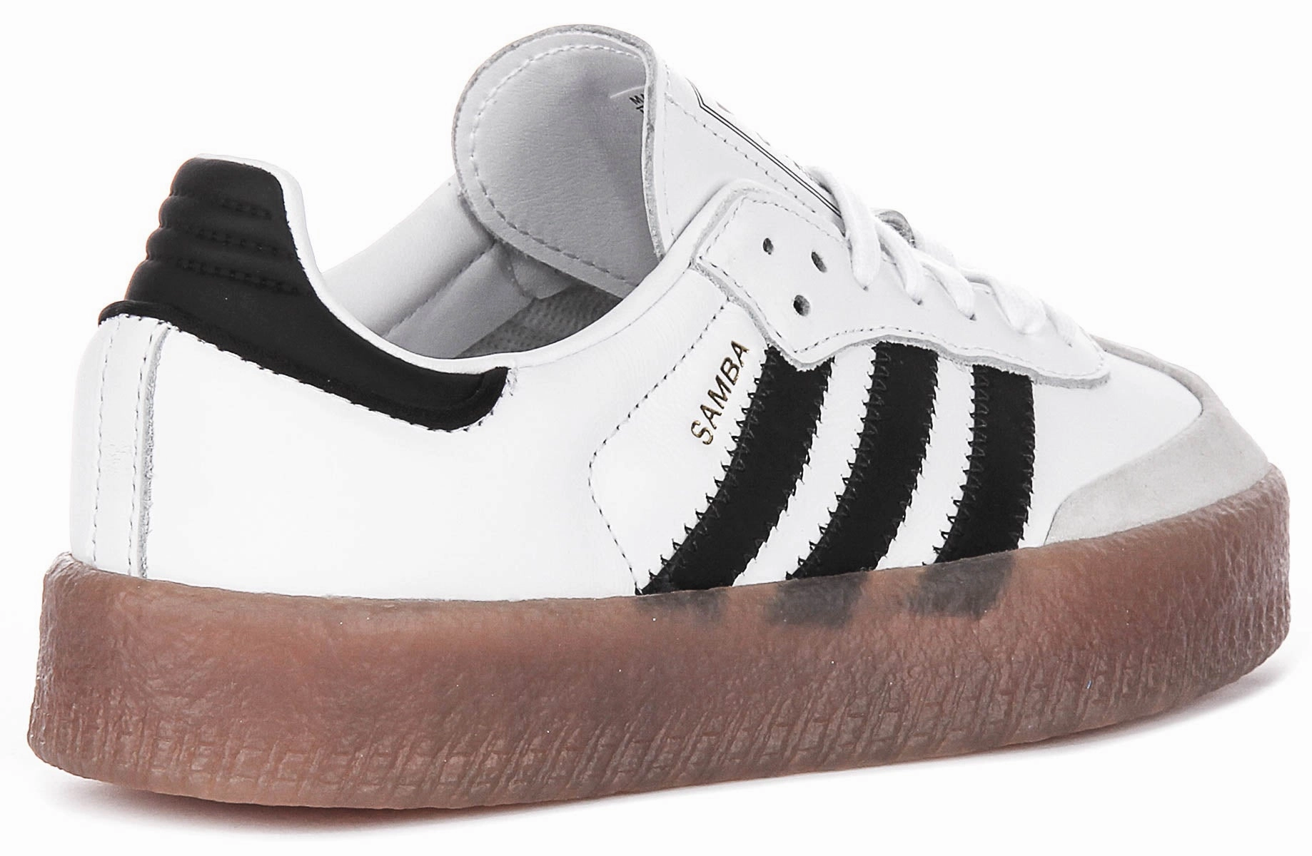 Daily shoe option Adidas Sambae In White Black For Women