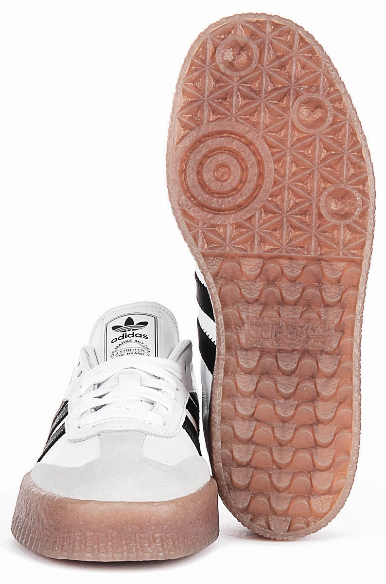 Daily shoe option Adidas Sambae In White Black For Women