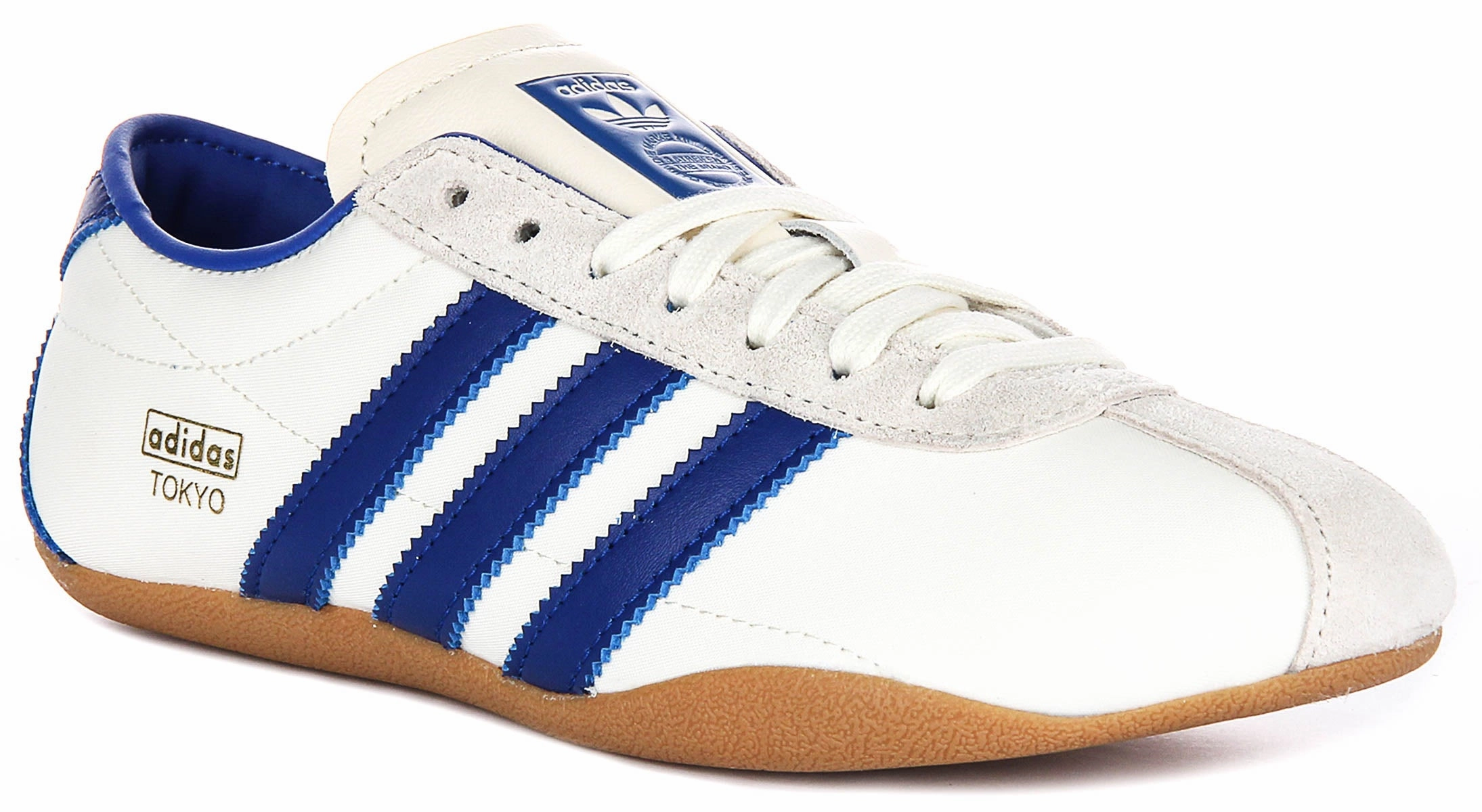 Adidas Tokyo W In White Blue For Women High Activity Anti Slip