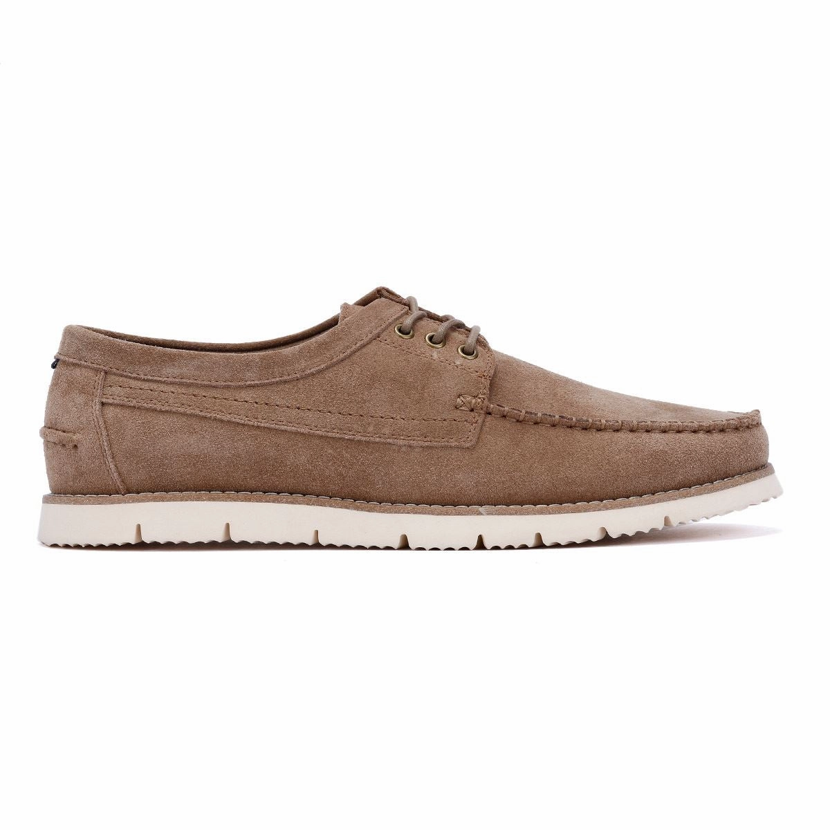Daily Wear Ben Sherman Soho Suede Men's Stone Lace-Up Shoes
