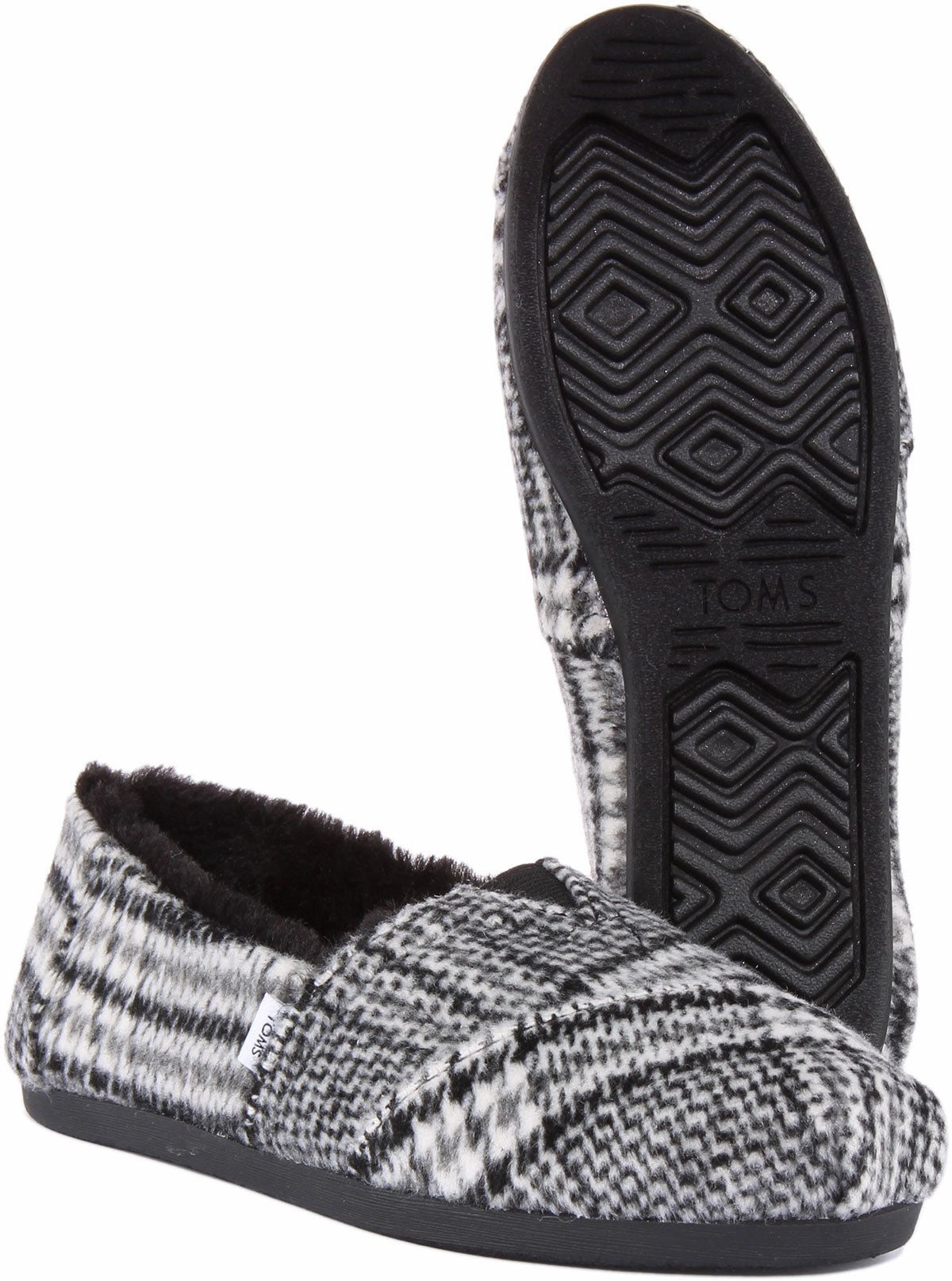 Daily Zoom Toms Alpargata In Black Grey For Women