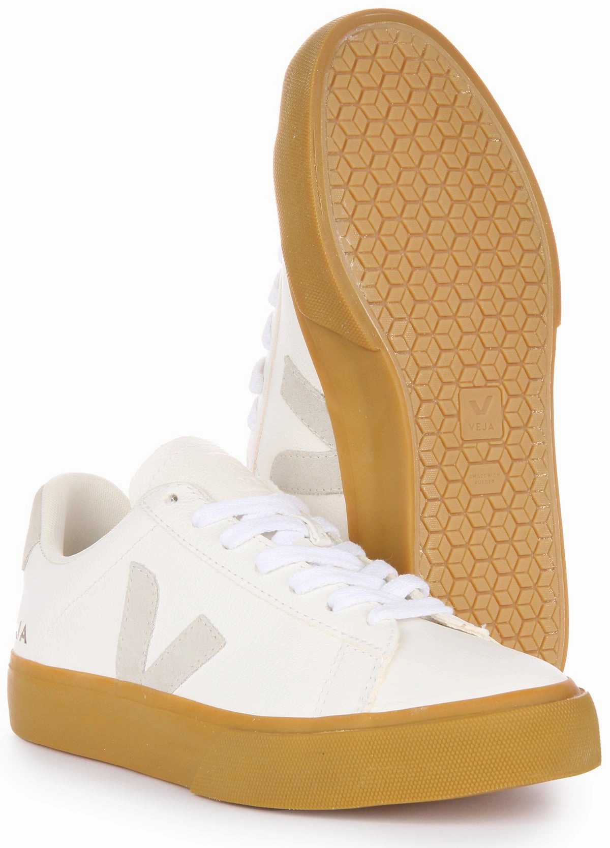 Day Comfort Veja Campo Chromefree In White Gum For Women