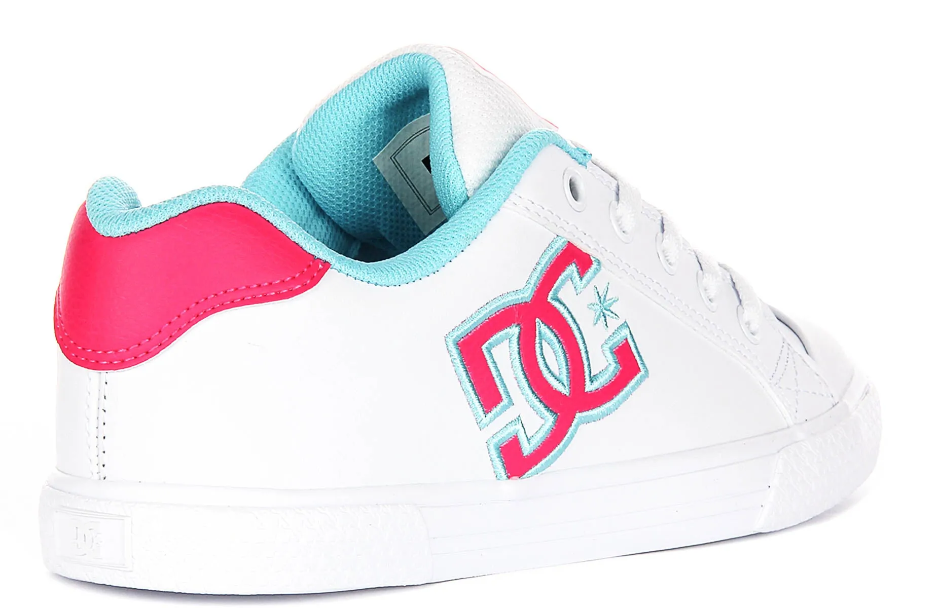 Dc Shoes Chelsea In White Pink For Women Drop Design