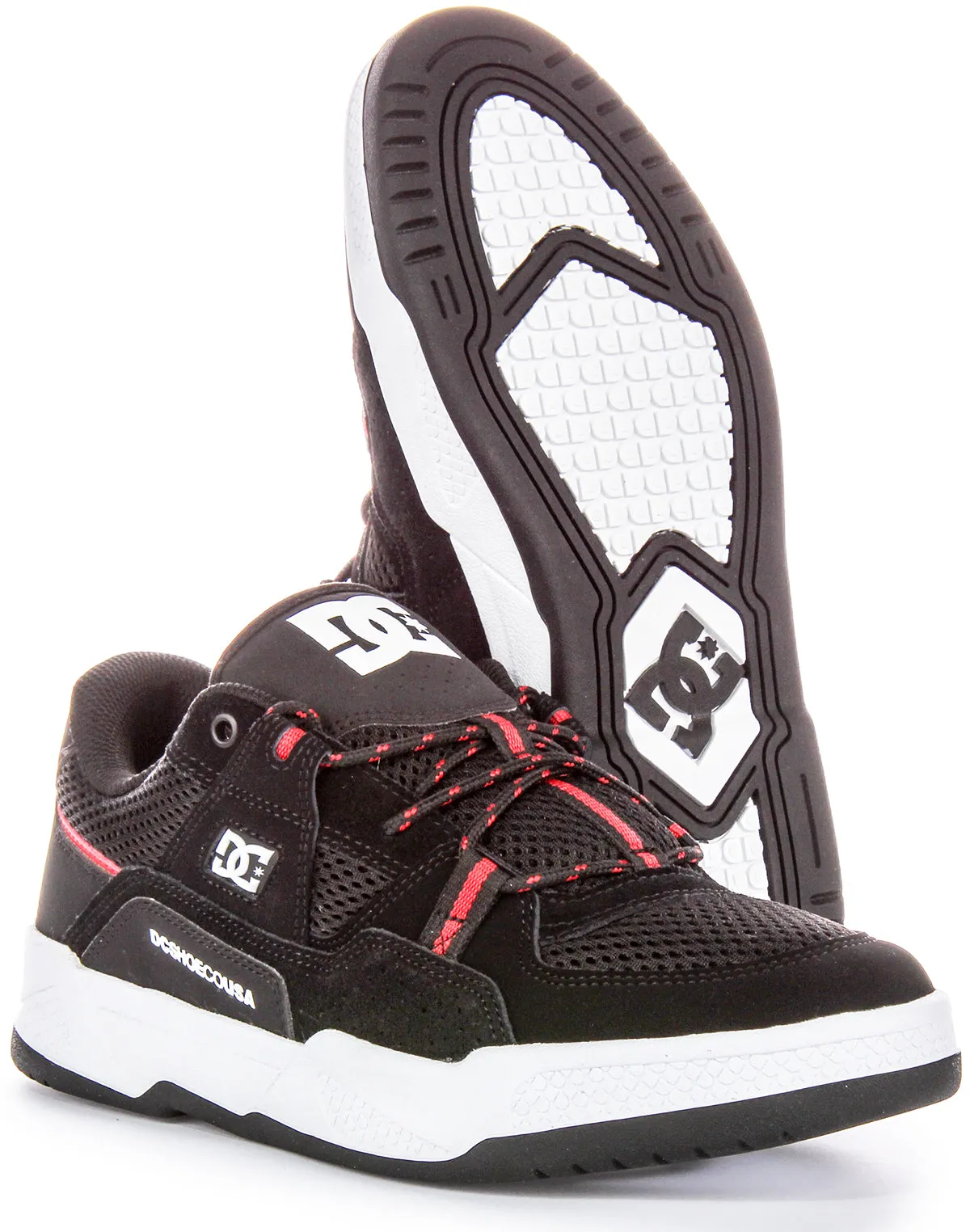 Dc Shoes Construct In Black Skate Shoes Dynamic flex