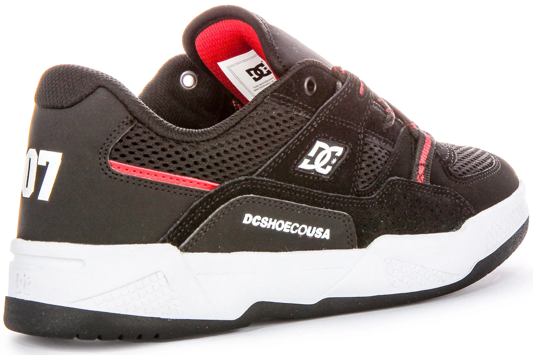 Dc Shoes Construct In Black Skate Shoes Dynamic flex