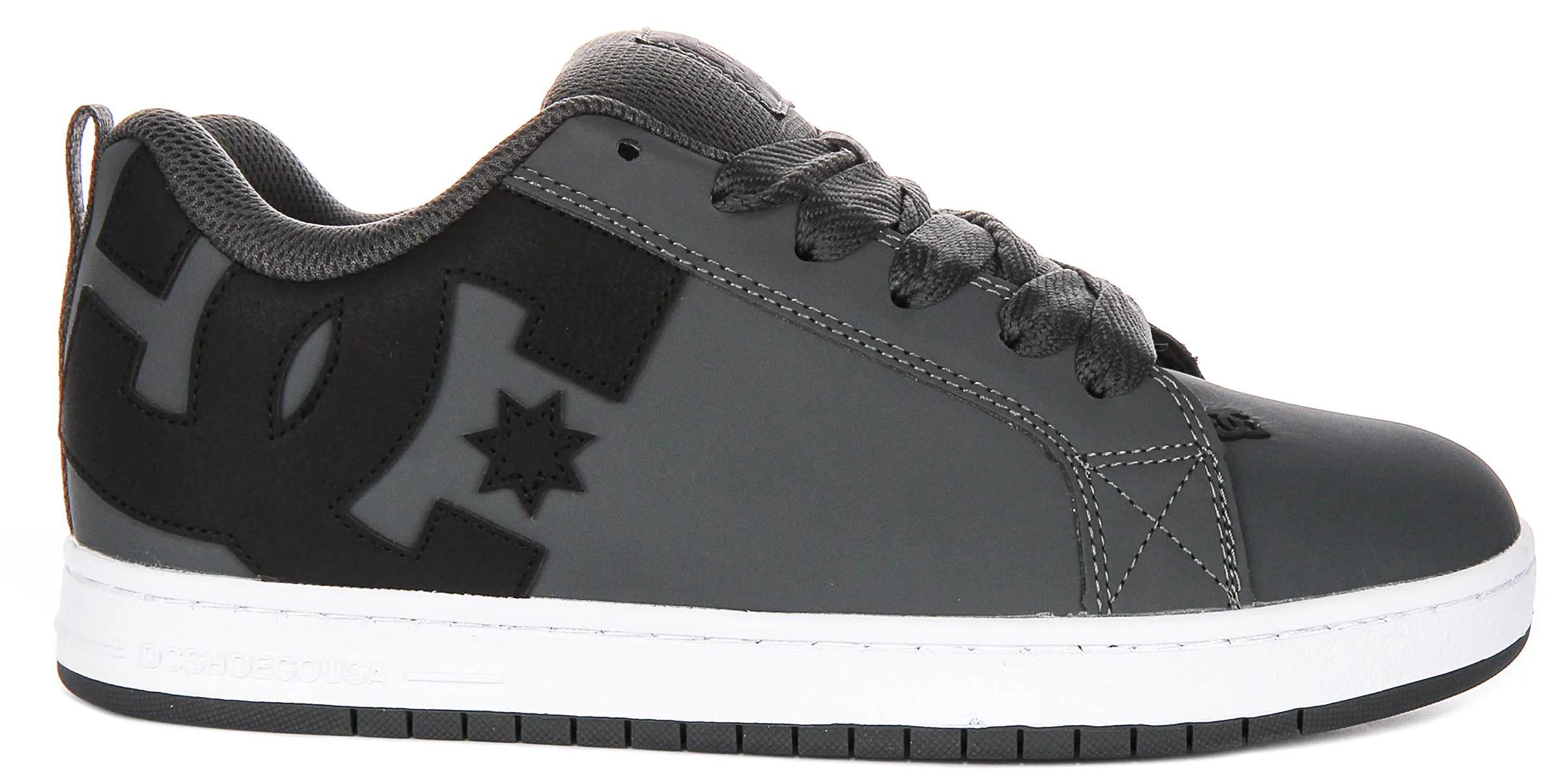 Dc Shoes Court Graffik In Grey Black For Men Effort Flow