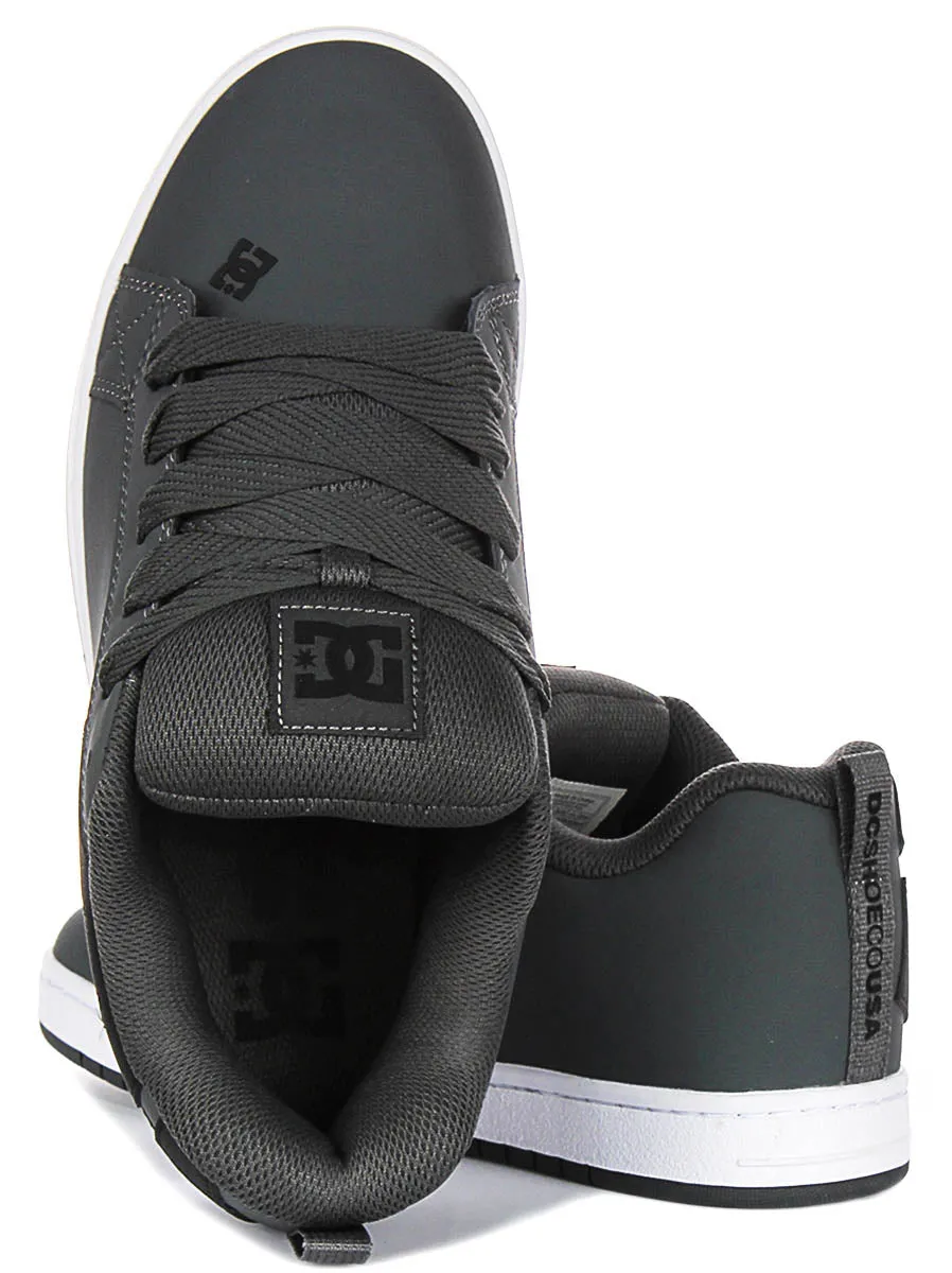 Dc Shoes Court Graffik In Grey Black For Men Effort Flow