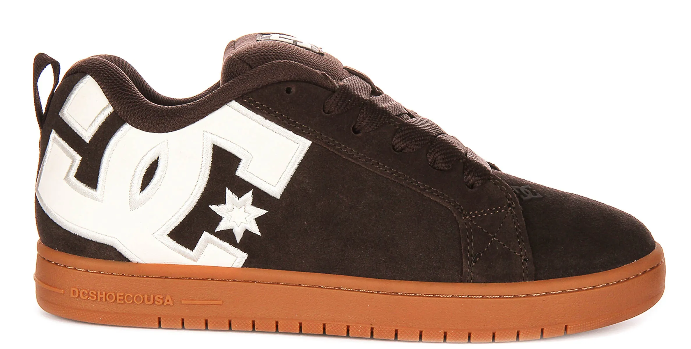 Dc Shoes Court Grafik SE In Brown White For Men Breathable Comfort