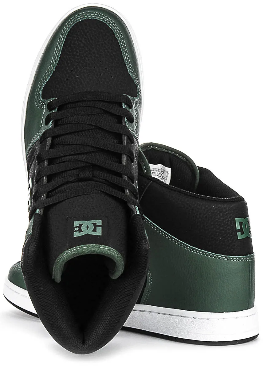 Dc Shoes Manteca 4 Hi In Black Green For Men Silent Tread