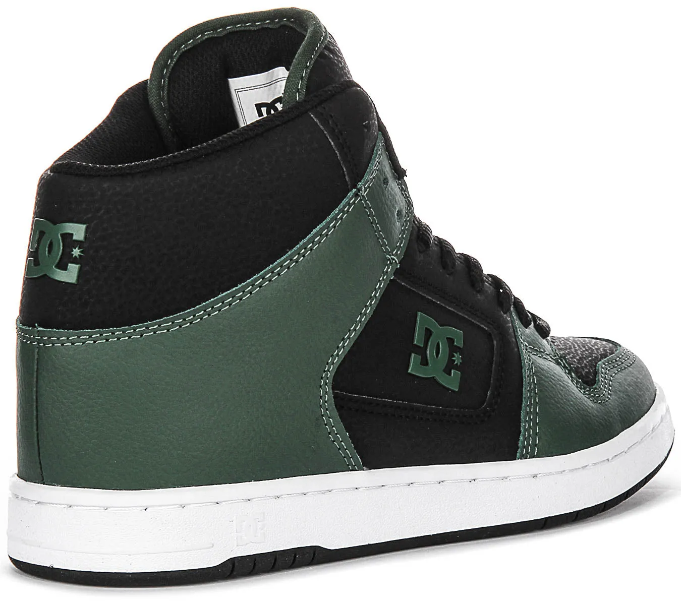 Dc Shoes Manteca 4 Hi In Black Green For Men Silent Tread