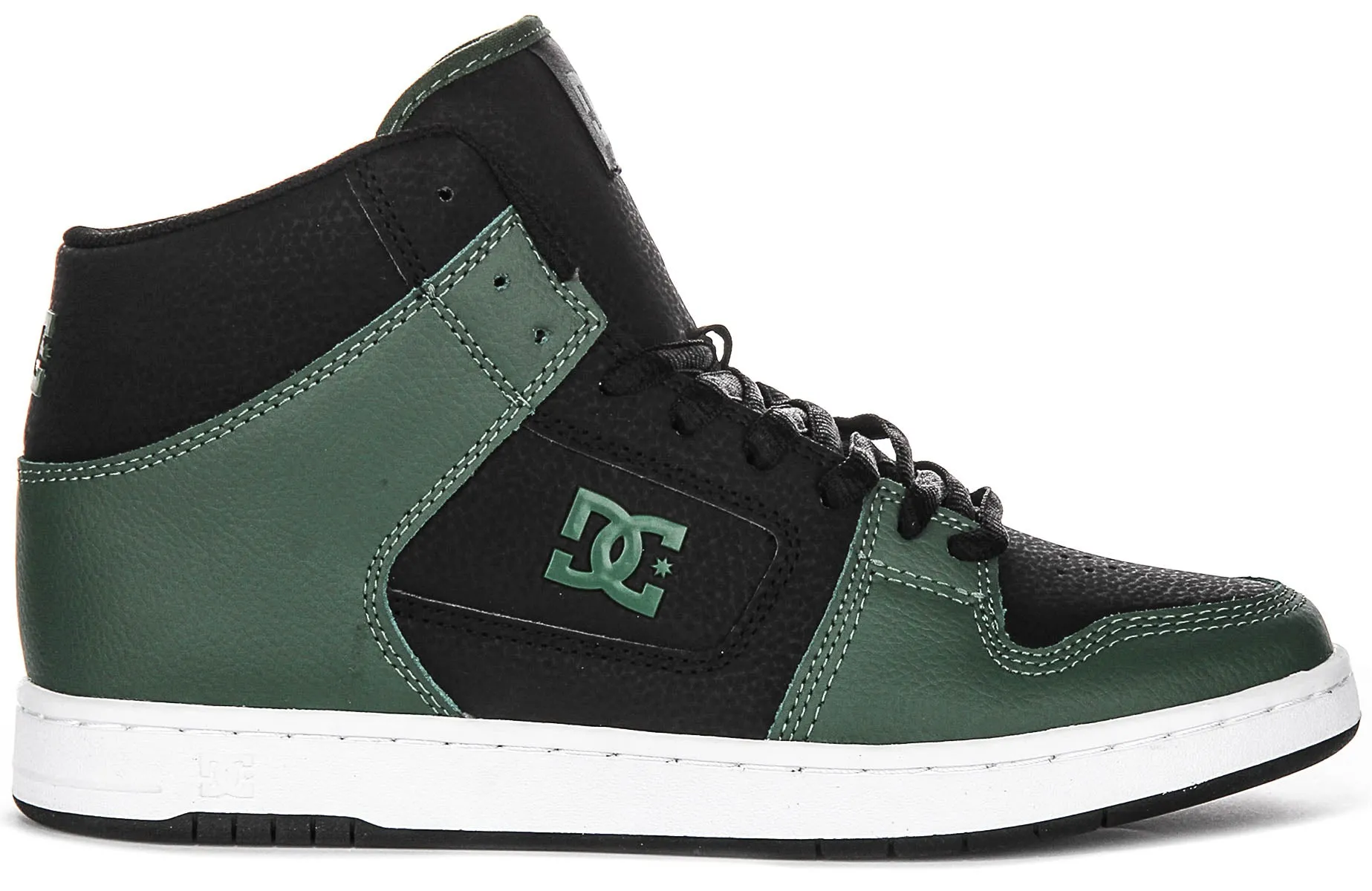 Dc Shoes Manteca 4 Hi In Black Green For Men Silent Tread