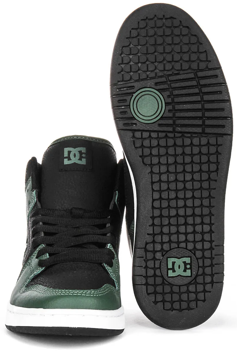 Dc Shoes Manteca 4 Hi In Black Green For Men Silent Tread