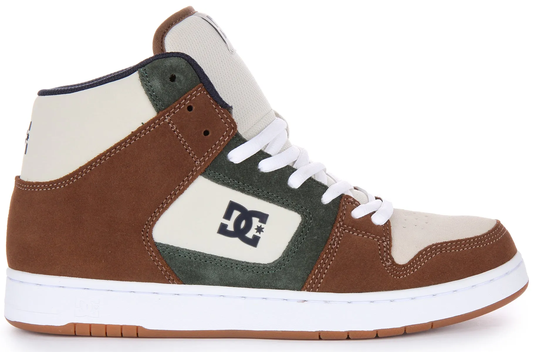Dc Shoes Manteca 4 Hi S In Brown Beige Midfoot Pad