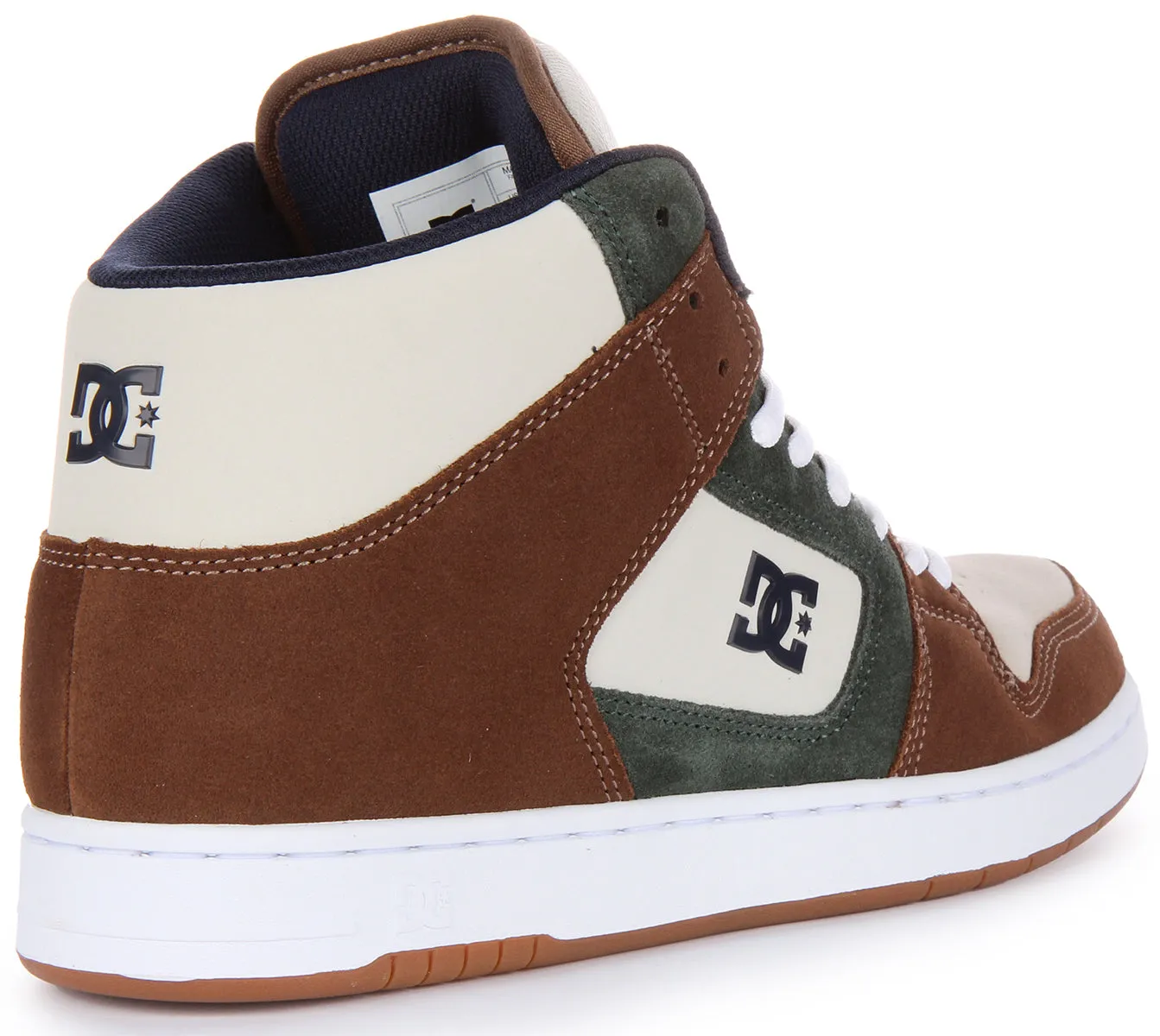 Dc Shoes Manteca 4 Hi S In Brown Beige Midfoot Pad