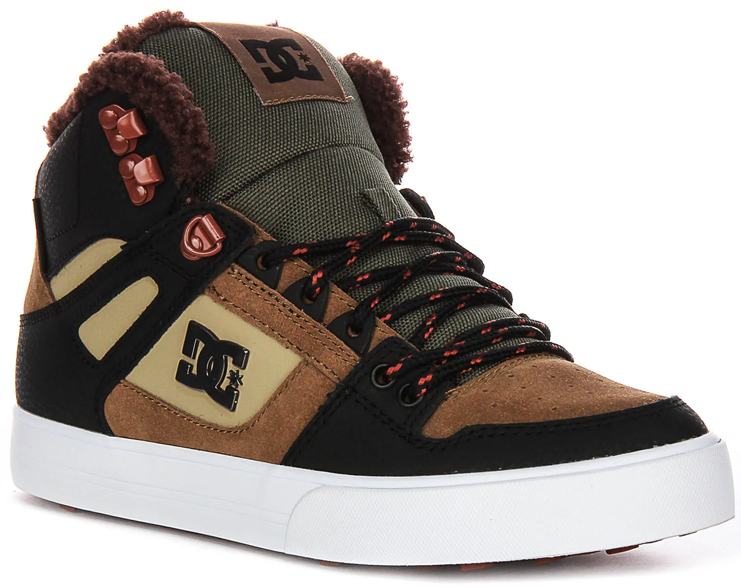 Athletic Build Dc Shoes Pure High Winter In Brown Black For Men