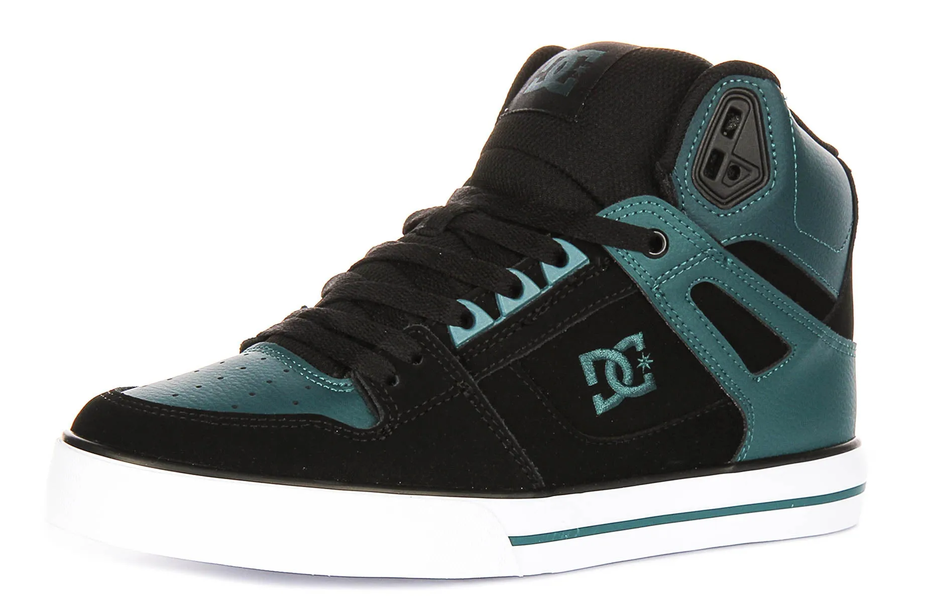 Dc Shoes Pure Hightop Wc In Black For Men Lateral Support