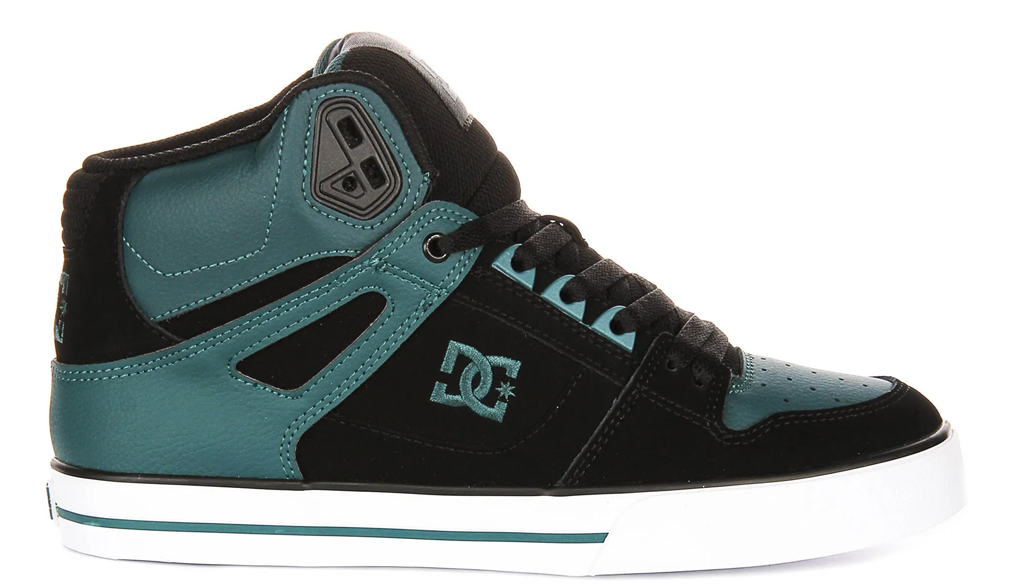 Dc Shoes Pure Hightop Wc In Black For Men Lateral Support