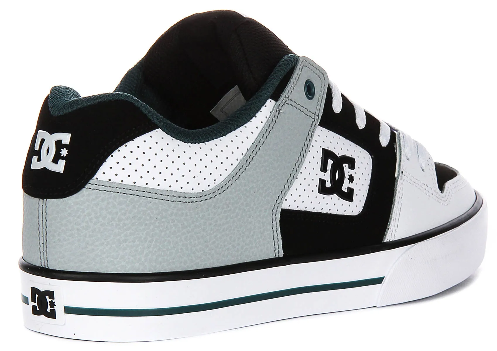 Dc Shoes Pure In White Black For Men Air Flow