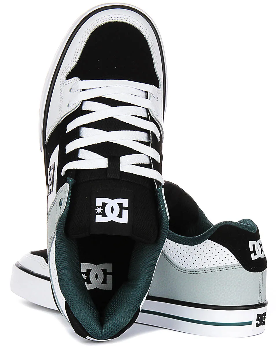 Dc Shoes Pure In White Black For Men Air Flow