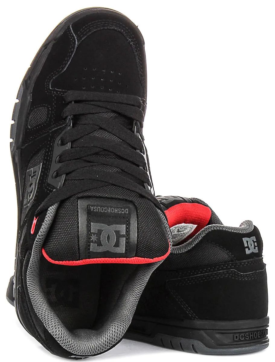 Dc Shoes Stag In Black Grey For Men Foot Arch