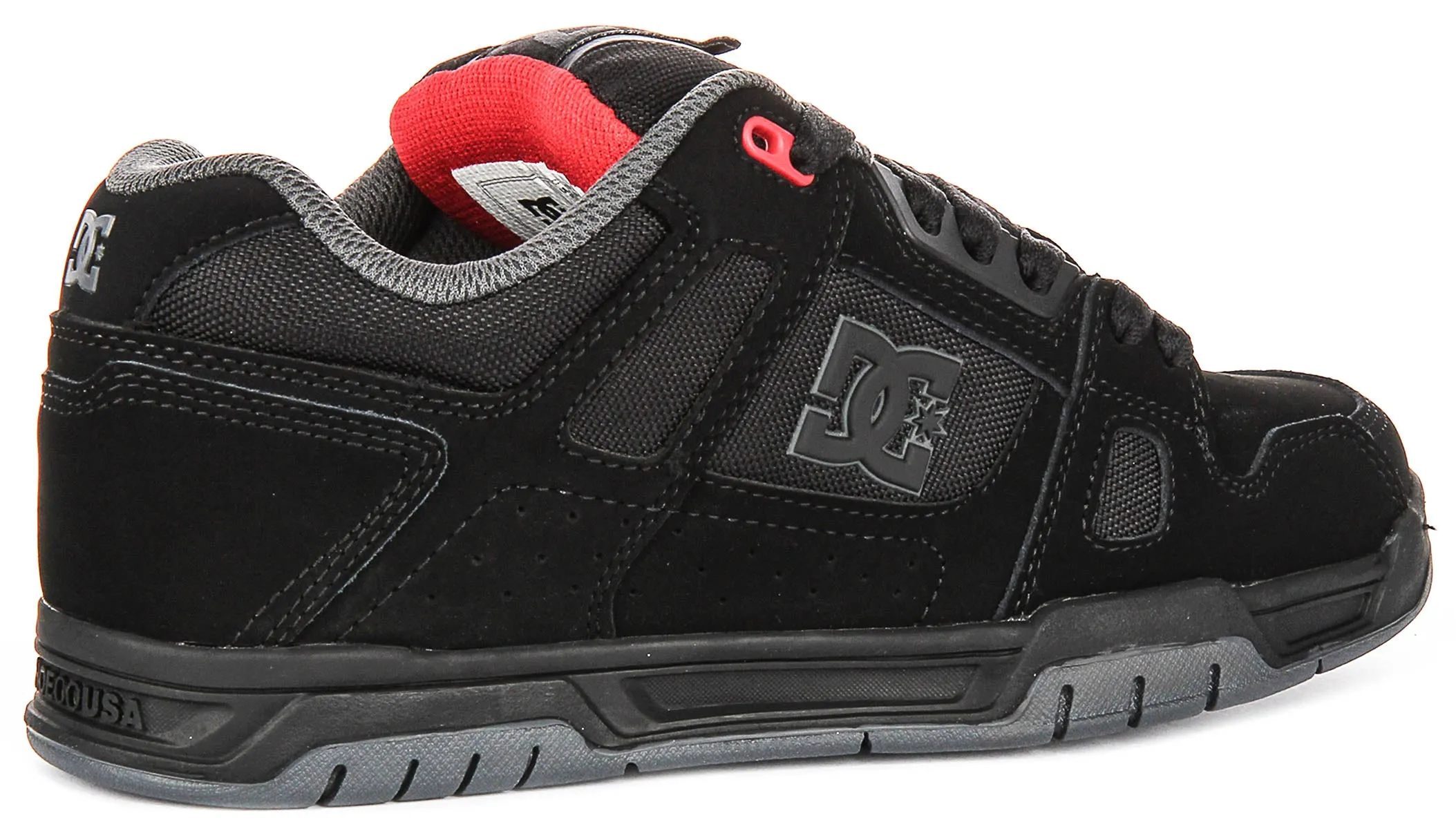 Dc Shoes Stag In Black Grey For Men Foot Arch