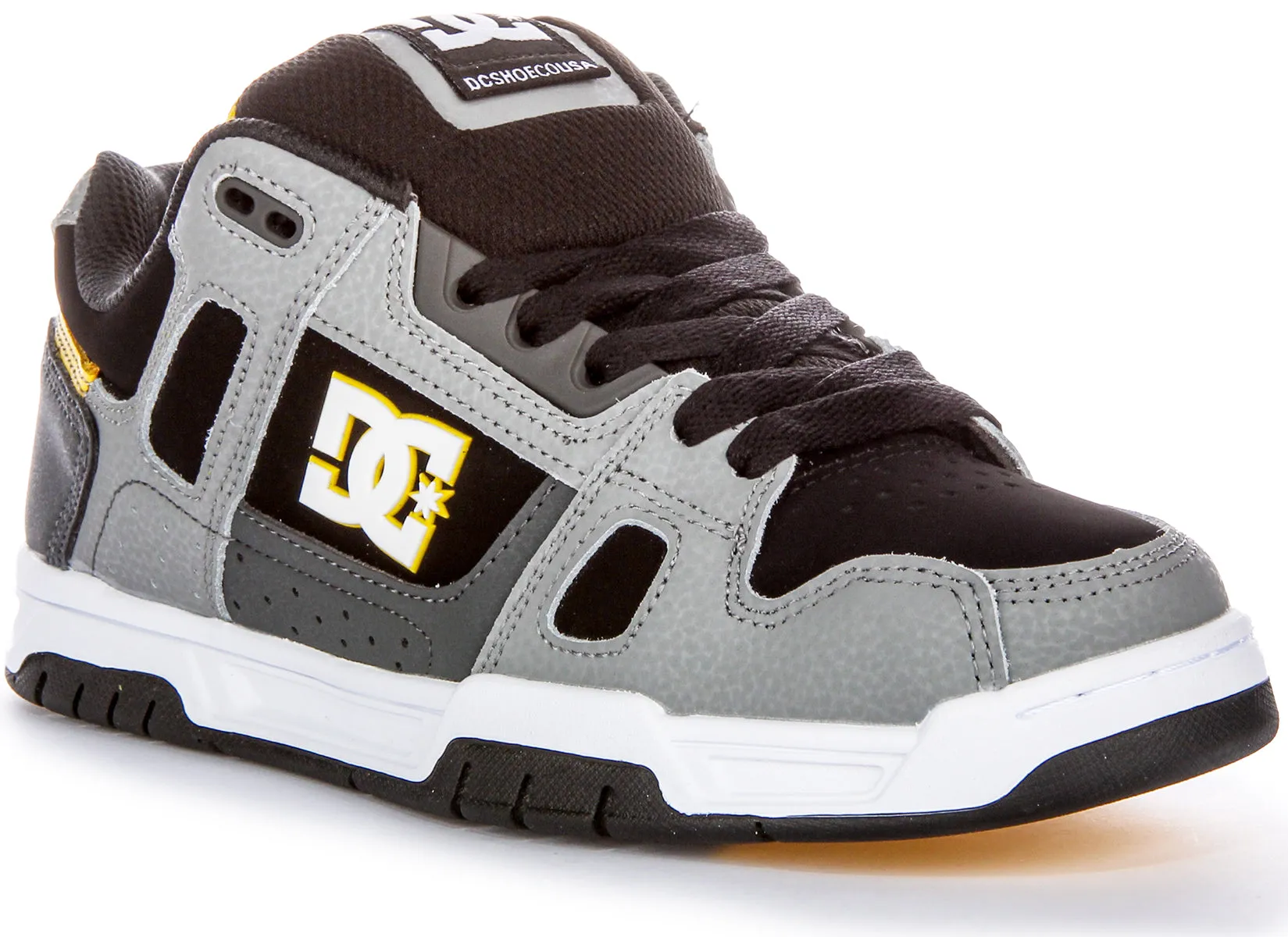 Warm Up Dc Shoes Stag In Grey Black Trainers