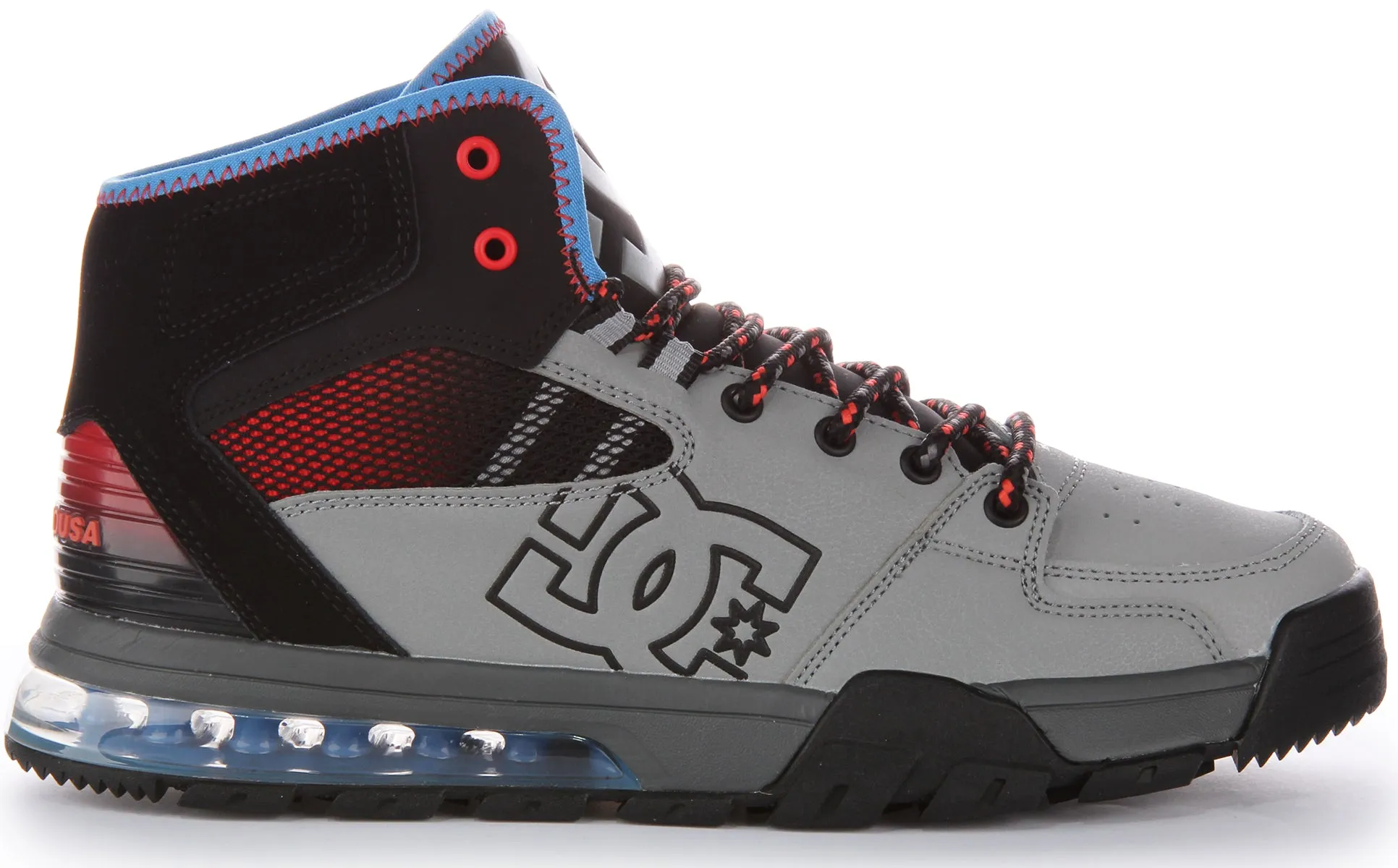Dc Shoes Versatile Hi Water Resitant In Grey Blue Trail Ready