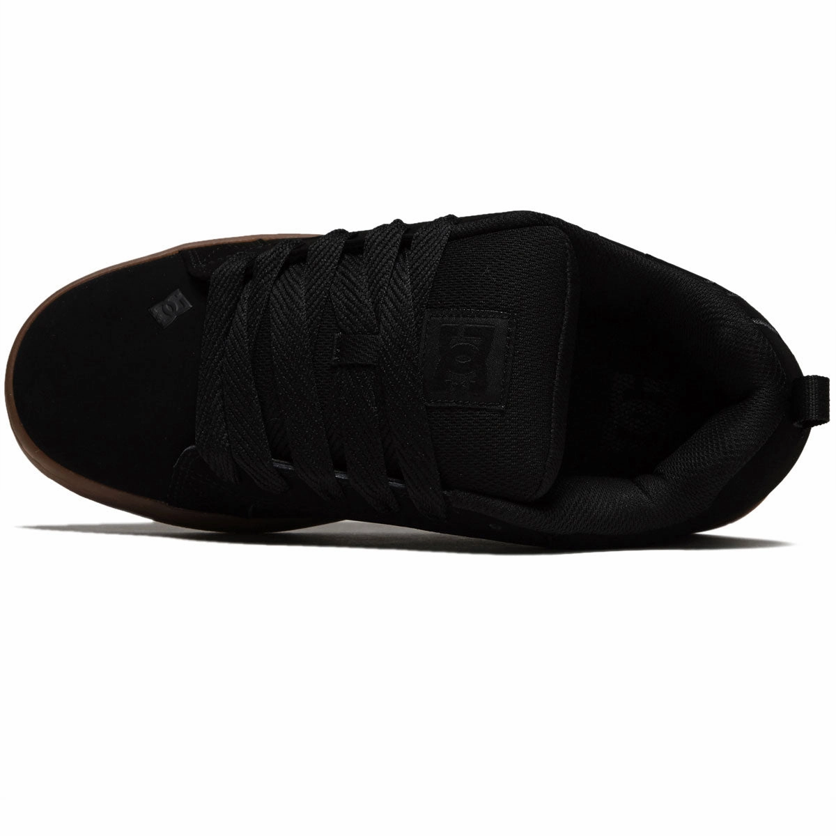 DC Court Graffik Shoes - Black/Gum Tight support