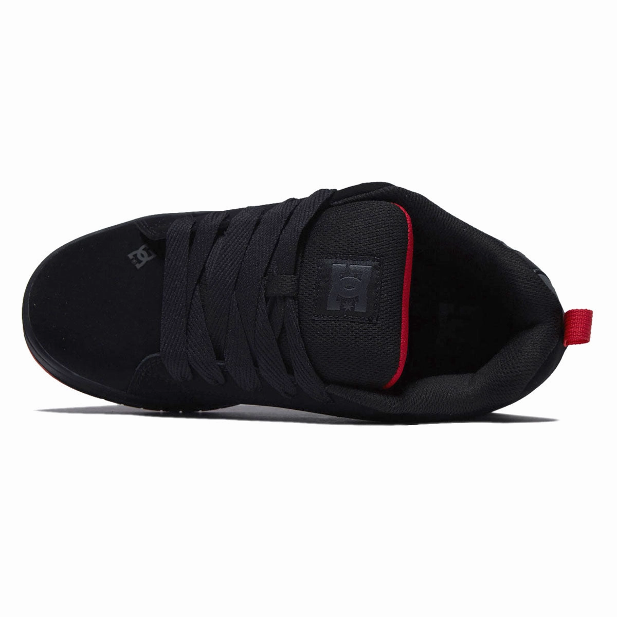DC Court Graffik SQ Shoes - Black/Grey/Red Daily Style