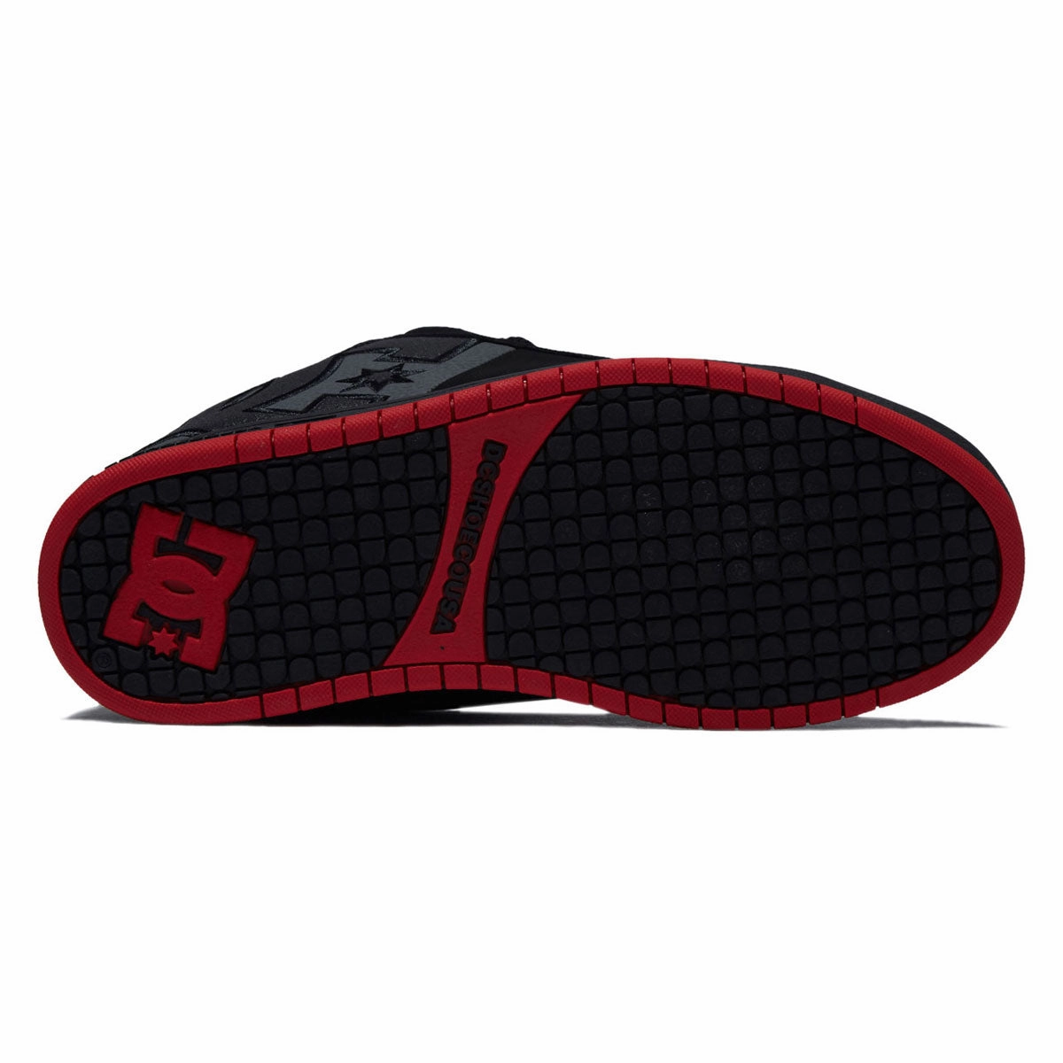 DC Court Graffik SQ Shoes - Black/Grey/Red Daily Style