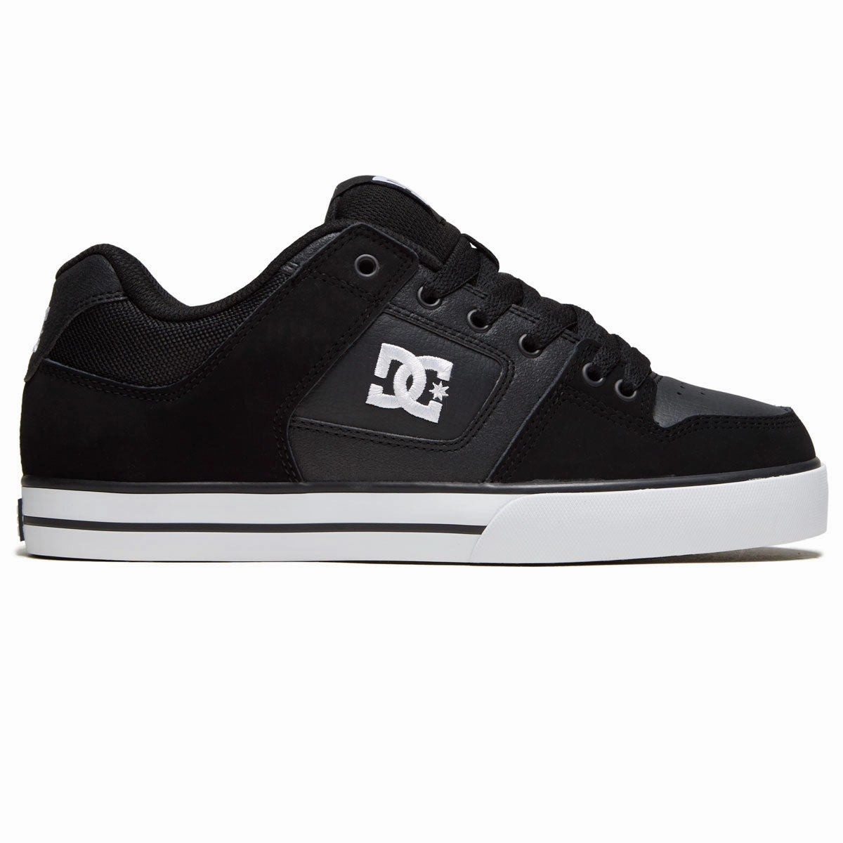 DC Pure Shoes - Black/Black/White Daily Drive