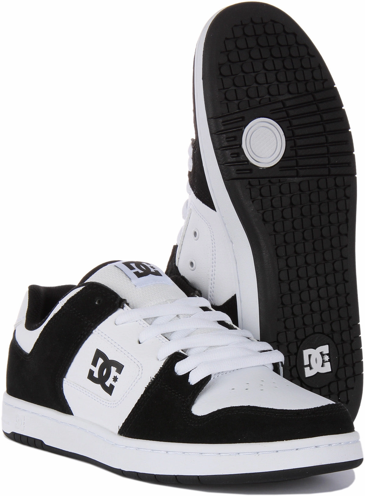 Dc Shoes Manteca 4 In White Black Rapid lacing