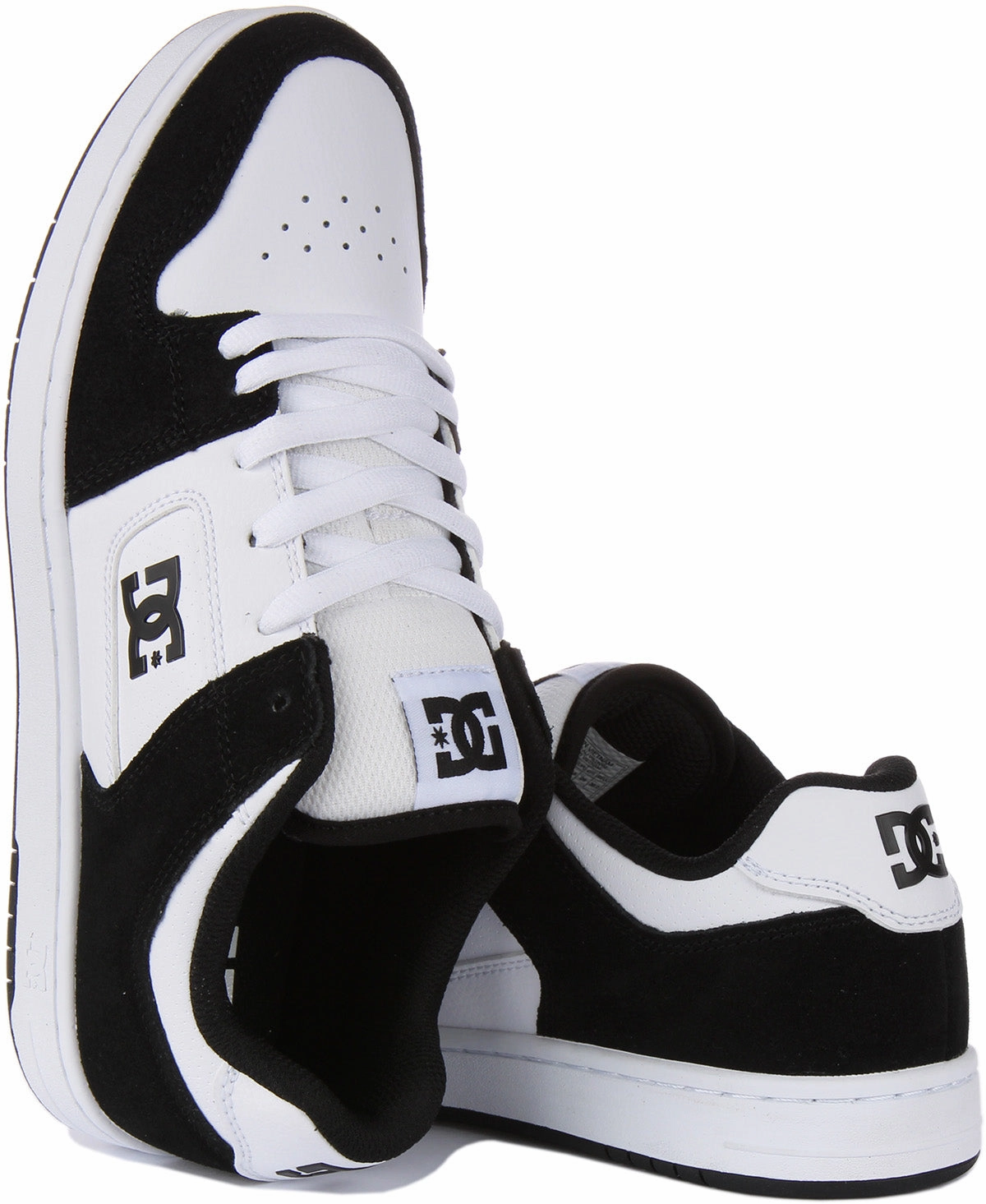 Dc Shoes Manteca 4 In White Black Rapid lacing