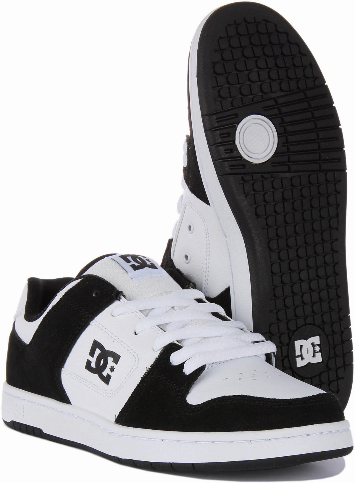 Dc Shoes Manteca 4 In White Black Rapid lacing