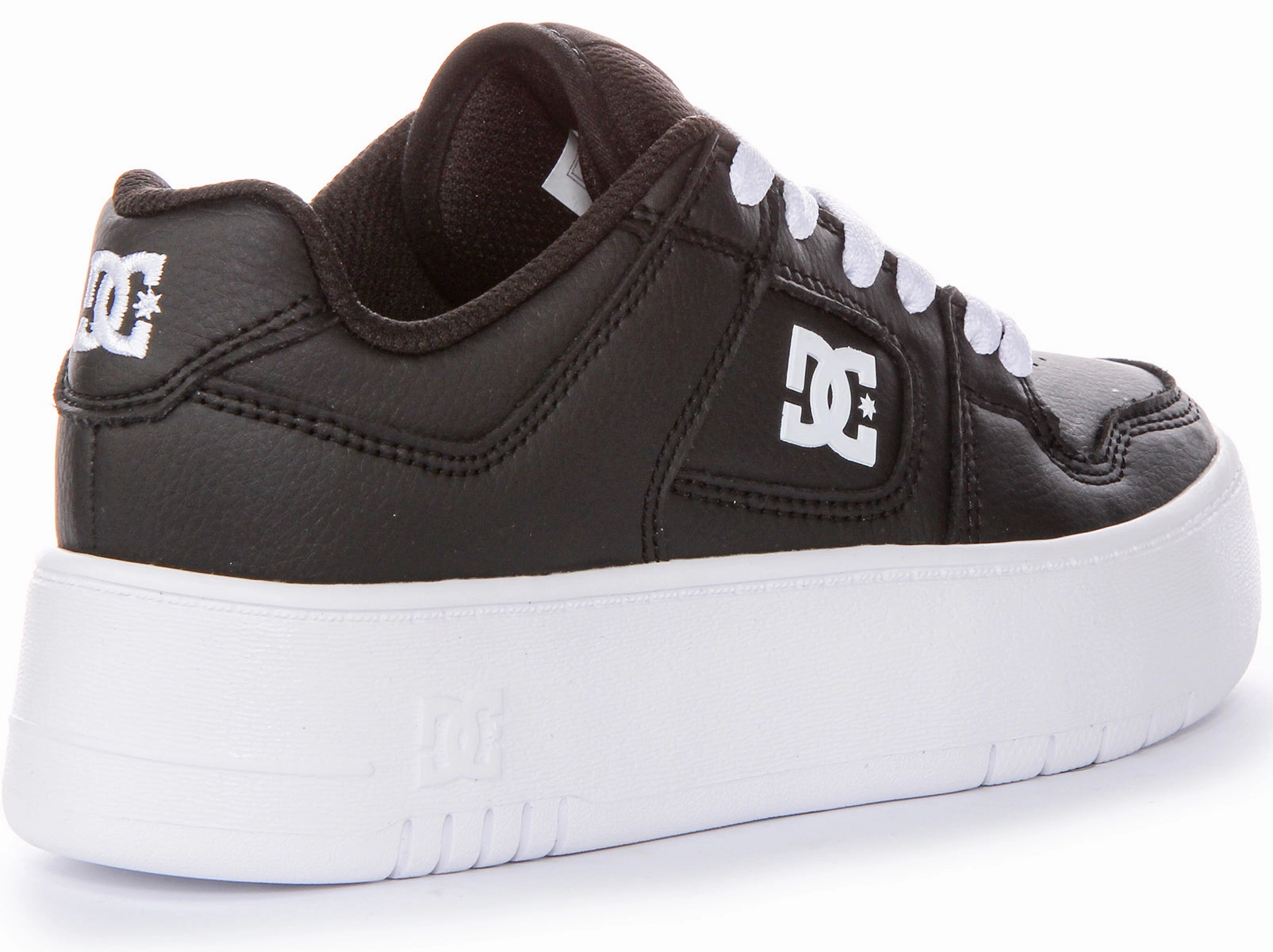 Dc Shoes Manteca 4 Platfrom In Black White For Women Soft Touching