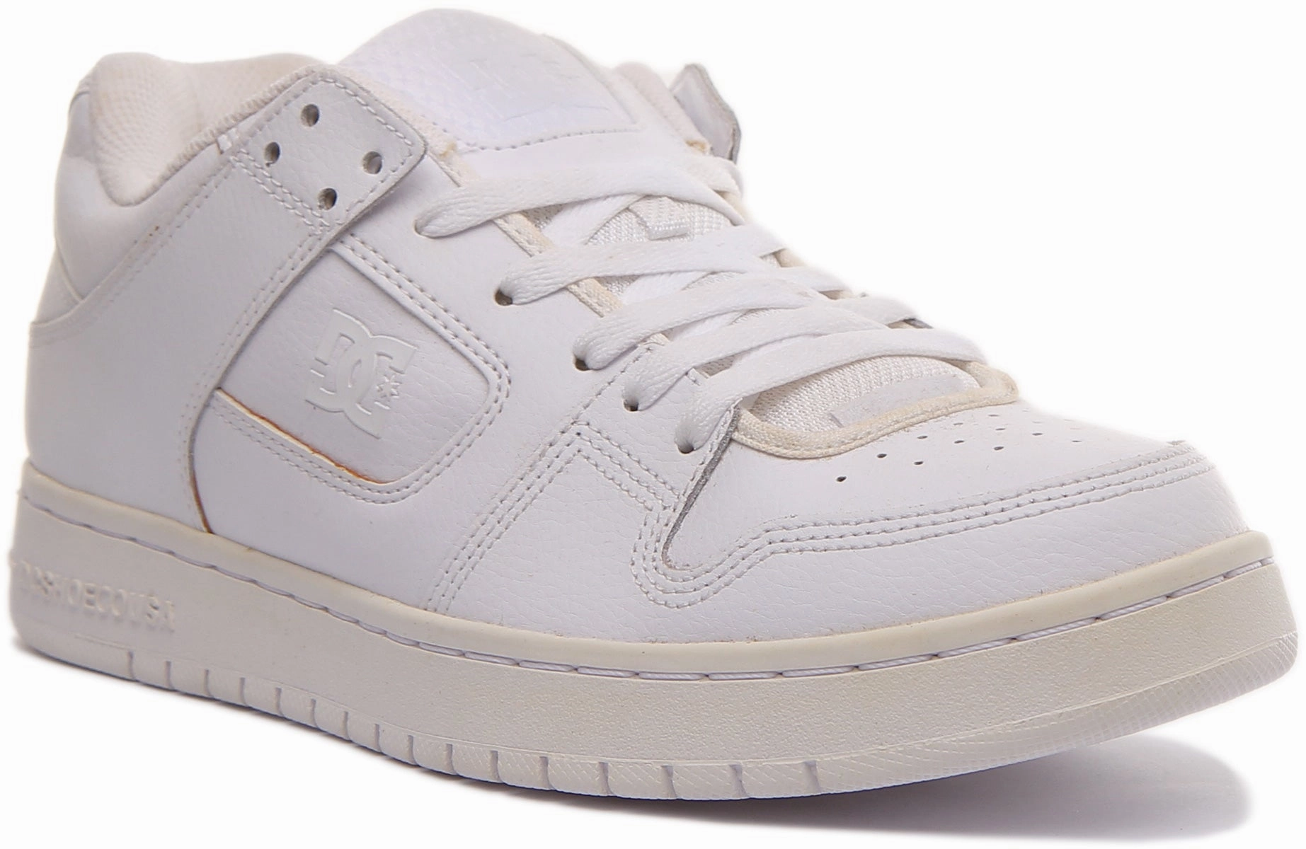 Dc Shoes Manteca In White Speed Drill