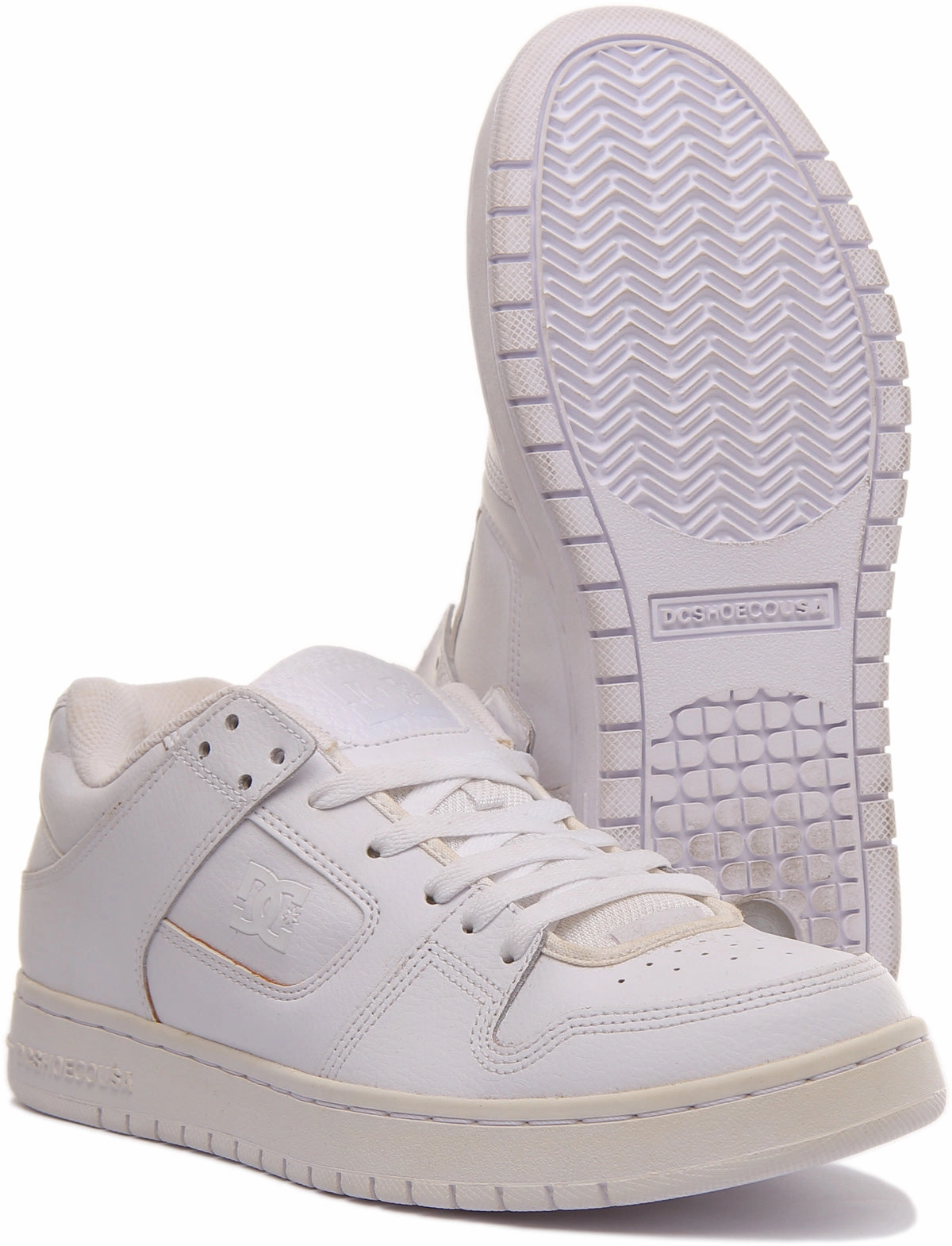 Dc Shoes Manteca In White Lateral Strength
