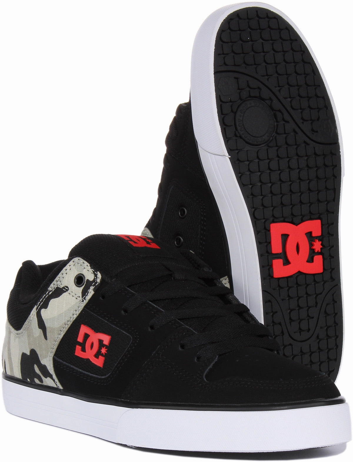 Dc Shoes Pure In Black Camo For Men Wear All
