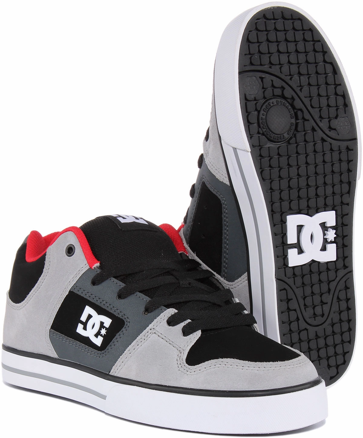 Dc Shoes Pure Mid In Grey For Men Endurance Zone