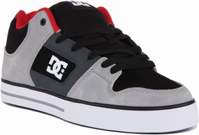 Dc Shoes Pure Mid In Grey For Men Customizable