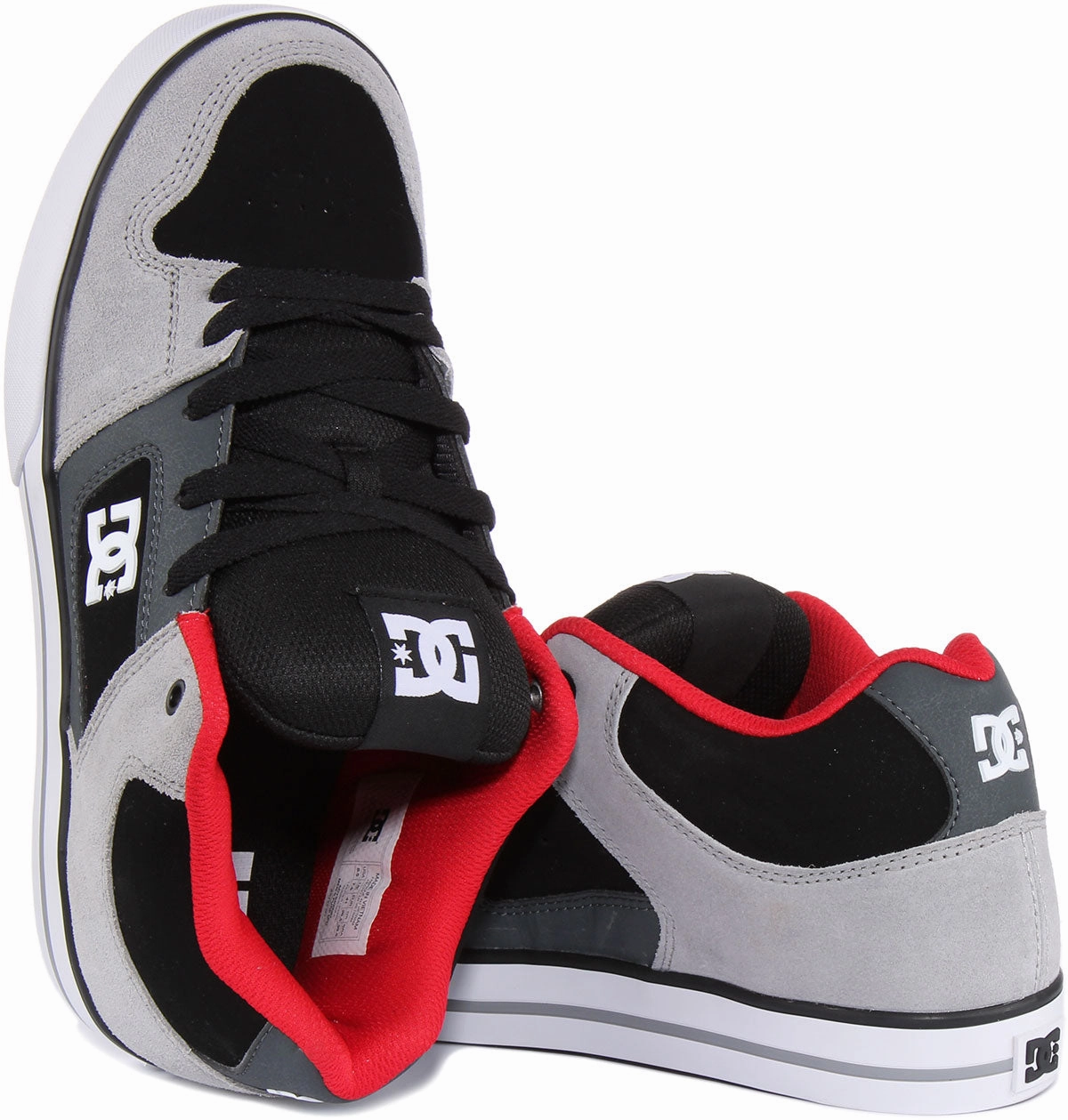 Dc Shoes Pure Mid In Grey For Men Endurance Zone