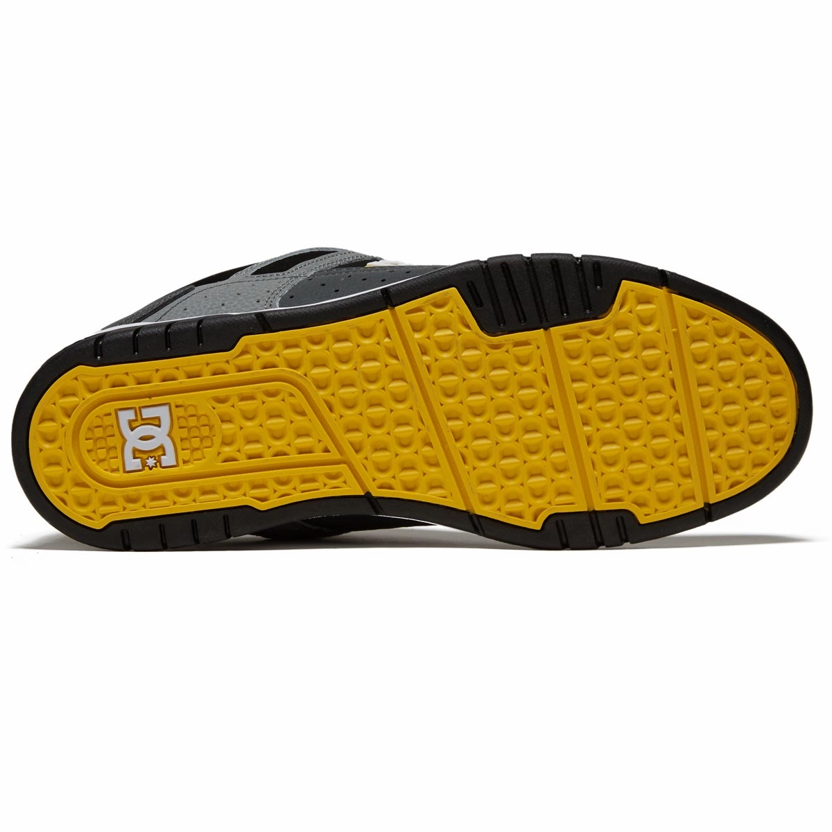 DC Stag Shoes - Grey/Yellow Board Ready