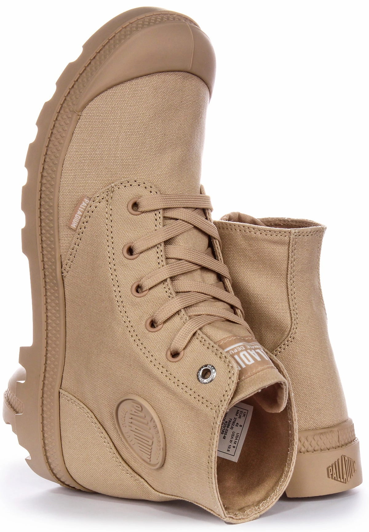 Desert Inspired Palladium Mono Chrome In Beige Tan Boots