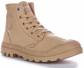Palladium Mono Chrome In Beige Tan Boots Trail Friendly