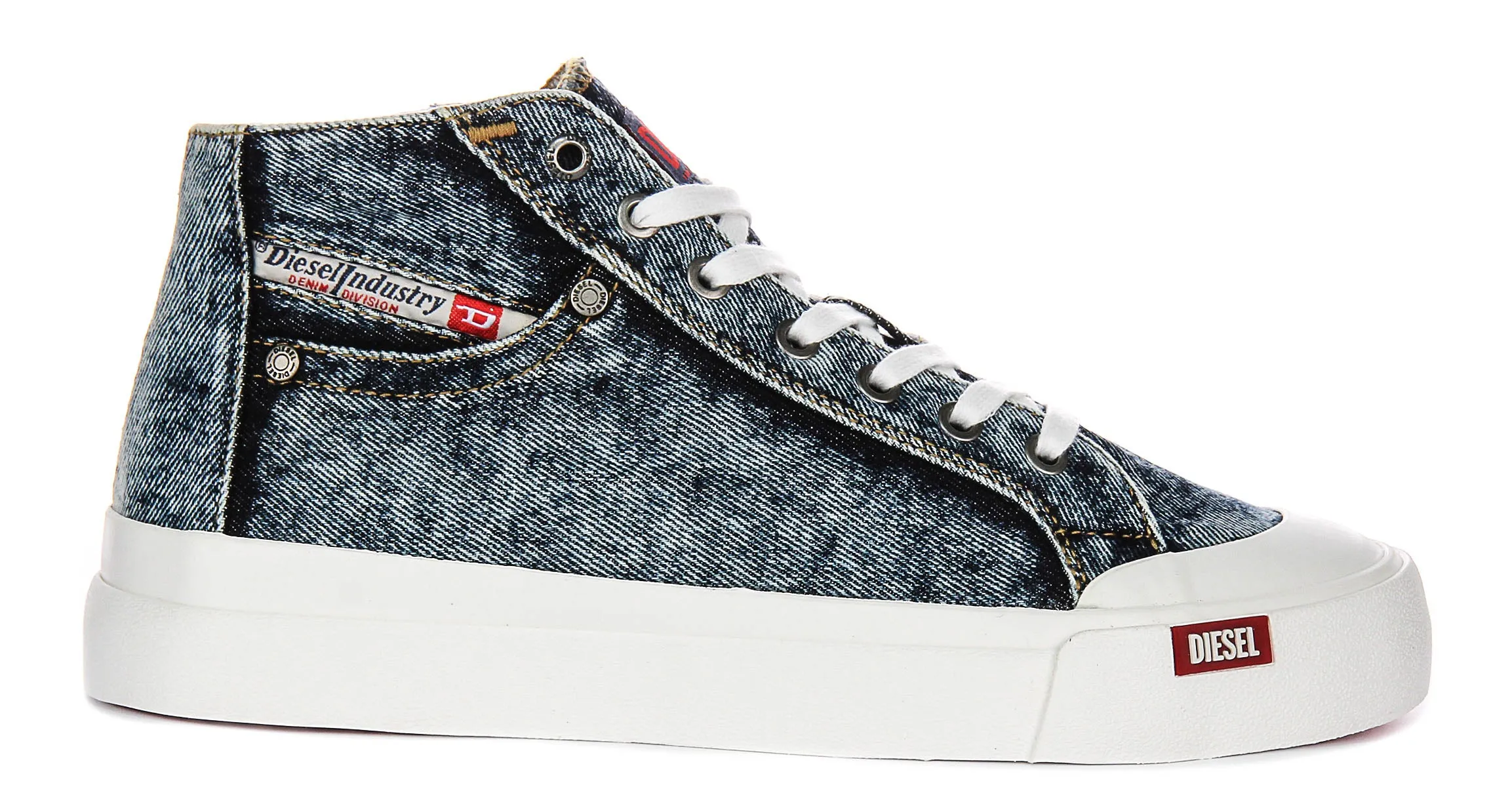 Diesel Athos Nmd Mid In Navy White For Men Bounce Layer